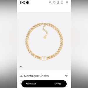 Authentic Dior 30 Montaigne Necklace